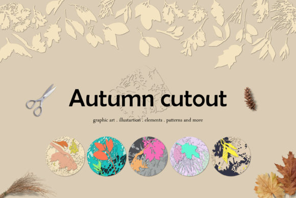 Autumn Cutout: A Versatile Design Asset for Modern Creatives