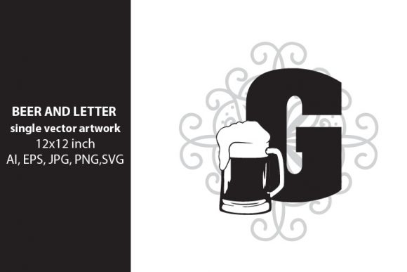 Beer, Monogram Letter G: A Versatile Design Element for Creative Projects