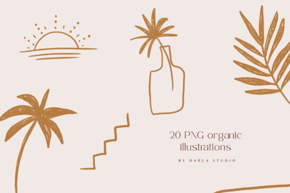 Boho Organic Shapes: A Versatile and Modern Design Element