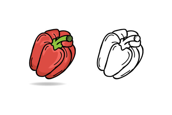 Discover the Versatile Paprika Doodle: A Fresh Red Pepper Icon for Your Design Needs