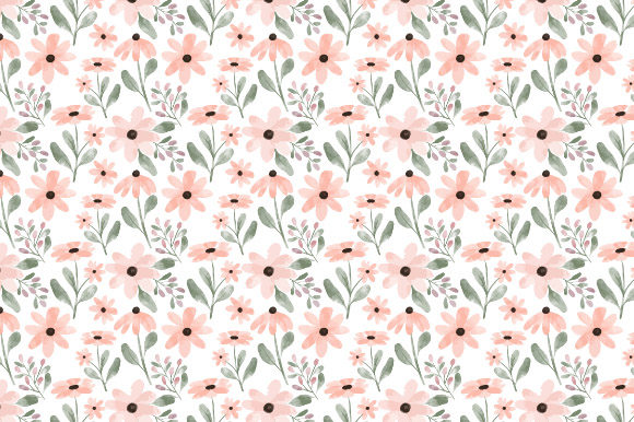 Embracing Elegance: The Versatility of Peach Petal Flower Watercolor Pattern