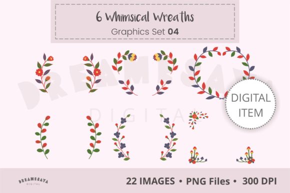 Enhance Your Creative Projects with Decorative Wreaths Laurels Clipart 04