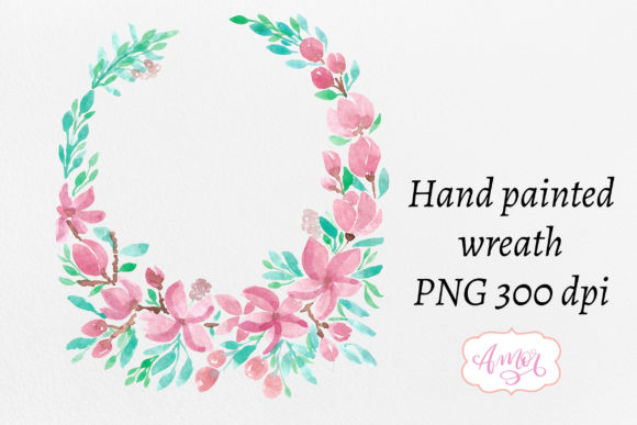 Exploring the Elegance of Watercolor Wreath of Pink Florals