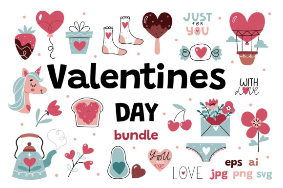 Valentine's Day Bundle: Perfect for Romantic Designs