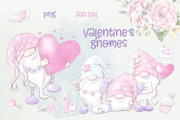 Valentine’s Gnomes Clipart: A Versatile Tool for Creative Projects